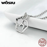 925 Sterling Silver Cat Pendant Necklace for Women