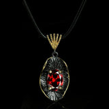 Red Zircon Pendant Jewelry for Necklace