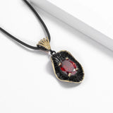 Red Zircon Pendant Jewelry for Necklace