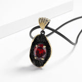 Red Zircon Pendant Jewelry for Necklace