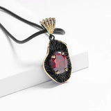 Red Zircon Pendant Jewelry for Necklace