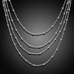 European Style 925 Silver Necklace Jewelry for Women