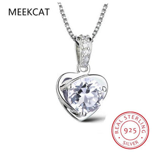Heart Cut 2CT Moissanite Pendant Necklace