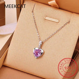 Heart Cut 2CT Moissanite Pendant Necklace