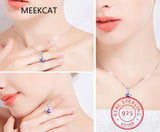 Heart Cut 2CT Moissanite Pendant Necklace