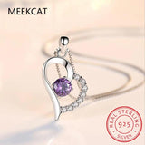 Heart Cut 2CT Moissanite Pendant Necklace