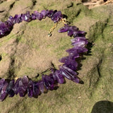 Amethyst Choker Necklace Women High Jewelry