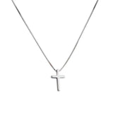 925 Silver Cross Pendant Necklace for Women Wedding