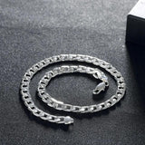 925 Silver Men's Necklace 10MM Width 20/24 in Jewelry Wedding Christmas