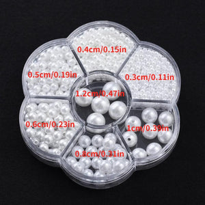 3-14mm Mixed Pearl Beads Round Beads ABS for Craft Jewelry Making DIY