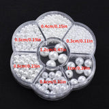 3-14mm Mixed Pearl Beads Round Beads ABS for Craft Jewelry Making DIY