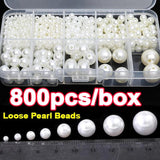 3-14mm Mixed Pearl Beads Round Beads ABS for Craft Jewelry Making DIY