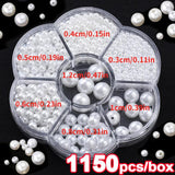 3-14mm Mixed Pearl Beads Round Beads ABS for Craft Jewelry Making DIY