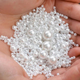 3-14mm Mixed Pearl Beads Round Beads ABS for Craft Jewelry Making DIY