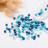 6mm Mixed Pearlized Glass Pearl Beads for Jewelry Making, 200pcs/box
