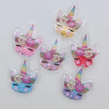 20pcs Unicorn Bling Flowing Patches for DIY Headband Accessories