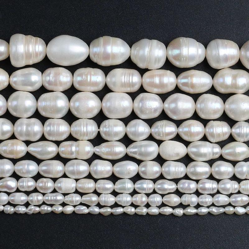 Natural Freshwater Pearl Beads 3-4mm/12-13mm