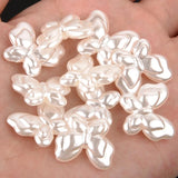 20pcs Pearl Beads Bow Shape Spacer Beads for Jewelry Making DIY Charm Bracelet
