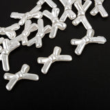 20pcs Pearl Beads Bow Shape Spacer Beads for Jewelry Making DIY Charm Bracelet