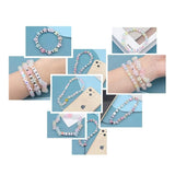 200pcs Colorful Mermaid Round Beads for DIY Bracelets, Earrings, Necklace