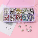 400pcs 8mm Rhinestone Rondelle Crystal Spacer Beads Set DIY Jewelry Making