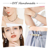 400pcs 8mm Rhinestone Rondelle Crystal Spacer Beads Set DIY Jewelry Making