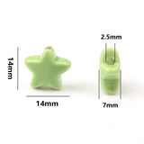 14mm Star Shape Ceramic Beads DIY Loose Porcelain Beads Jewelry Accessories