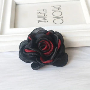5PCS Chiffon Organza DIY Flowers Hair Accessories Fabric Corsage