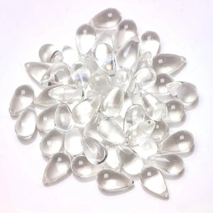 30Pcs Austrian Crystal Drop Charm Faceted Glass Teardrop Bead DIY