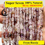 6-8mm Larimar Stone Beads for DIY Jewelry Making 15''