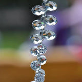 Austrian Clear Teardrop Crystal Beads Faceted Glass Spacer Beads