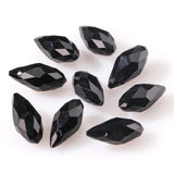 Austrian Clear Teardrop Crystal Beads Faceted Glass Spacer Beads