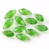 Austrian Clear Teardrop Crystal Beads Faceted Glass Spacer Beads