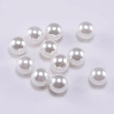 3 4 6 8 10 12 mm NO Hole Bead Loose Beads ABS Pearl Beads Plastic Acrylic Beads