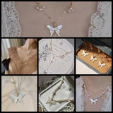 Butterfly Shell Beads Natural Mother of Pearl Charm Bead DIY Jewelry