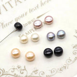 AA Freshwater Pearls Steamed Bun Bead Earrings 2-13mm