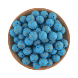 Kovict 10Pcs 15mm Leopard Silicone Beads DIY Pacifier Chain Jewelry Making