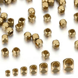 100pcs Square Golden Brass Cube Beads Jewelry Making DIY Craft Accessories