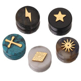5pcs Natural Stone Bead Charms for Jewelry Making Bracelet