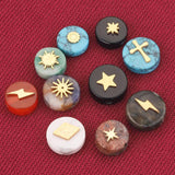 5pcs Natural Stone Bead Charms for Jewelry Making Bracelet
