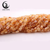 Citrine Nuggets Stone 8-10mm Loose Natural Gemstone Beads