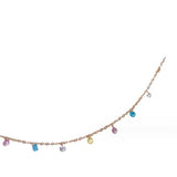 1 Meter Colorful Crystal Beads Link Chains No Fade