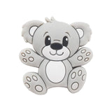 Chenkai 10PCS Silicone Animal Beads Baby Teething DIY Pacifier Chain Making