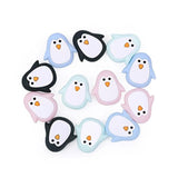 Chenkai 10PCS Silicone Animal Beads Baby Teething DIY Pacifier Chain Making