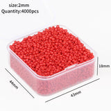 2mm Czech Glass Seed Beads Boxed Findings