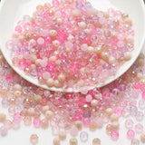 Mixed Czech Rondelle Crystal Beads Faceted Glass Beads 6mm for Jewelry Making