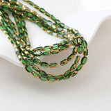 50PCS 5mm Glass Beads Loose Bead for Jewelry Making Necklace DIY Bracelet