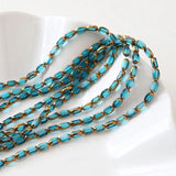 50PCS 5mm Glass Beads Loose Bead for Jewelry Making Necklace DIY Bracelet