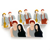 10pcs Sweethearts Brothers Silicone Beads DIY Jewelry Making