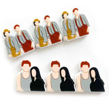 10pcs Sweethearts Brothers Silicone Beads DIY Jewelry Making